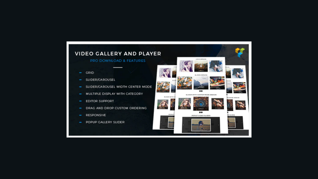 Wordpress, video gallery and player pro